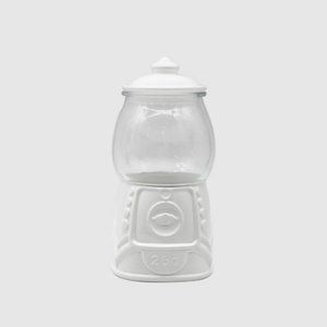 Target WHITE Glass Gumball Canister